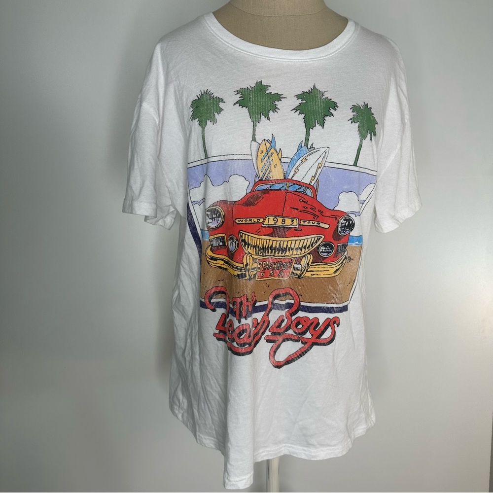 The Beach Boys Band White Graphic Tee XL